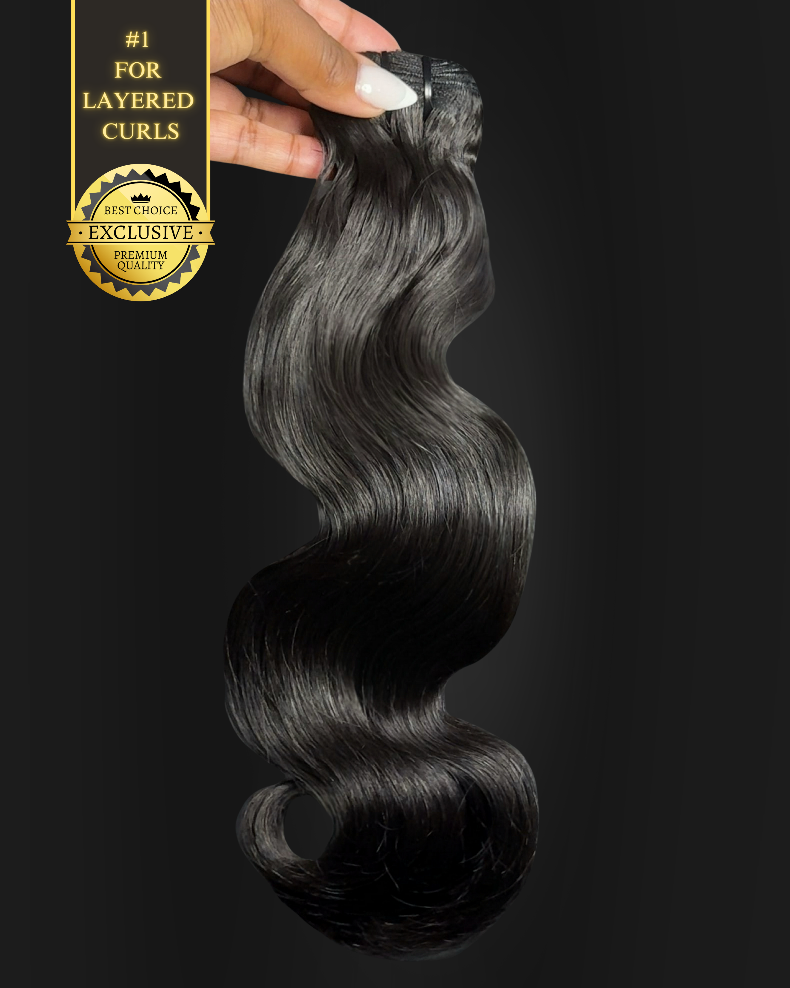 Body Wave JET BLACK - BUNDLE DROP