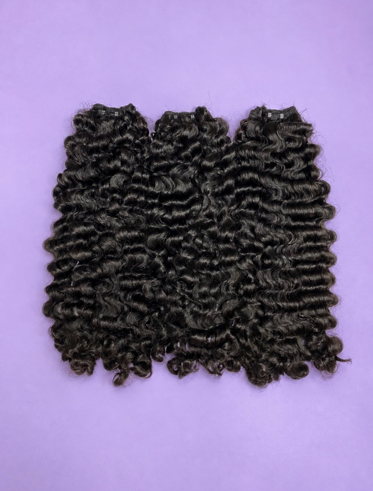 Thick Burmese Curly bundles